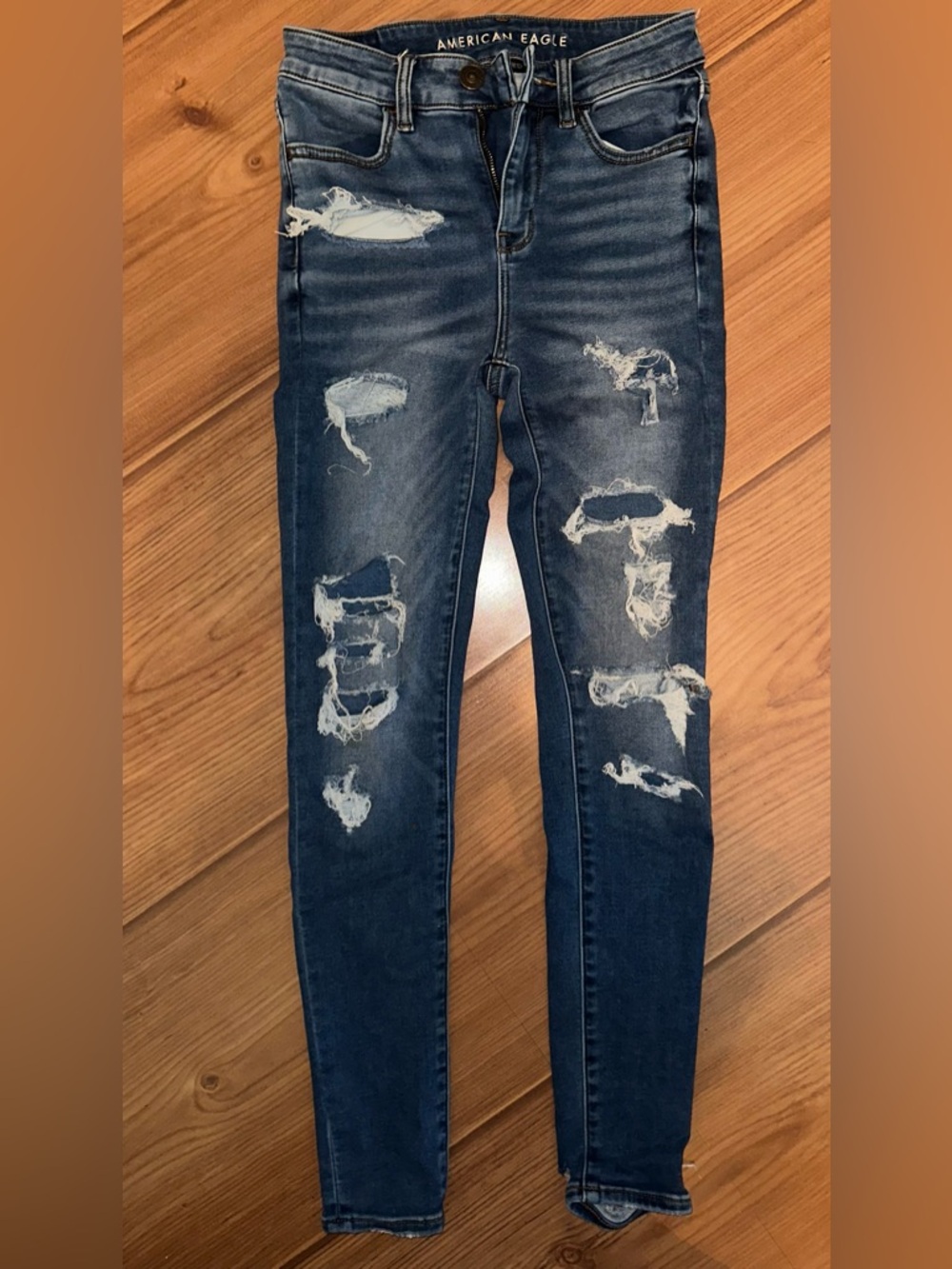 Distressed American Eagle jeans
